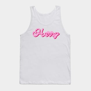 Harry name pink heart Tank Top